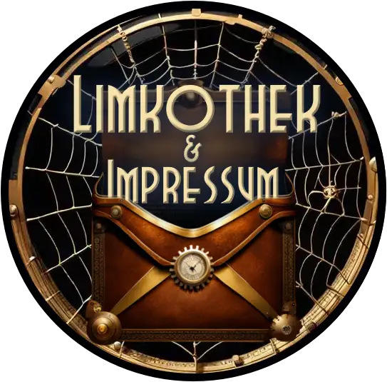 Logo Linkothek, zeigt ein Spinnennetz